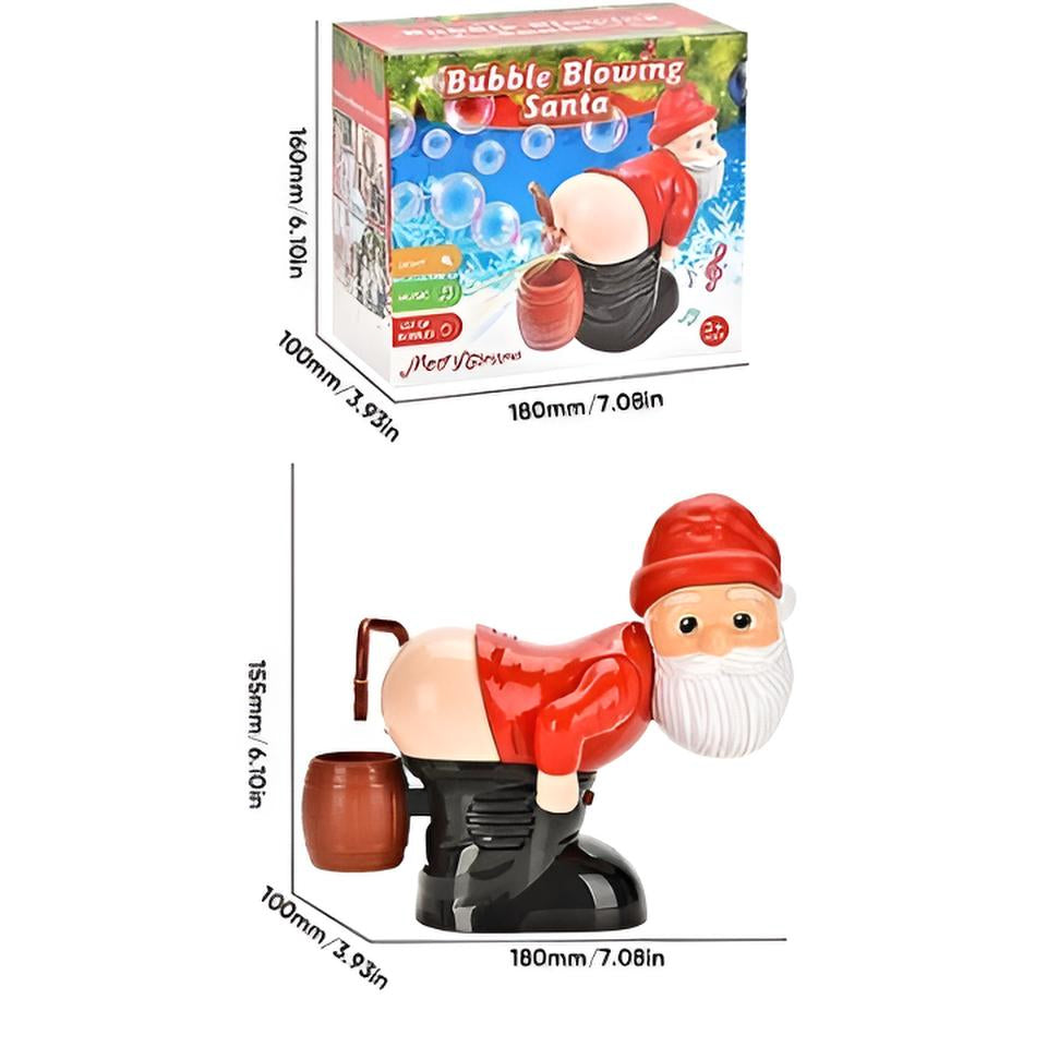 Ziemassvētku vecīša burbuļu mašīna ar gaismām un mūziku