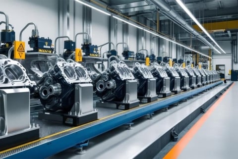 Benzīna V8 dzinēja modeļa komplekts