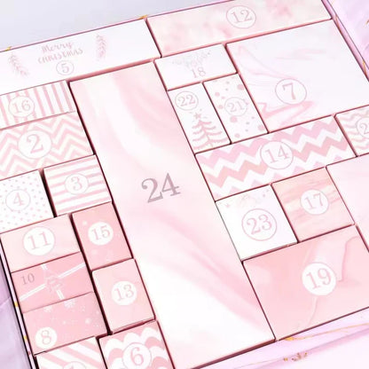 Ziemassvētku adventes kalendārs – dāvanu kastīte ar 24 pārsteigumiem