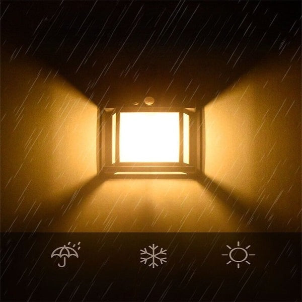 Āra sienas lampas ar saules enerģijas uzlādi