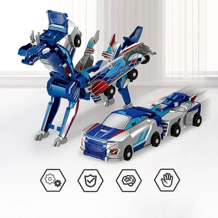 Transformējošās mašīnas, kas saduroties pārvēršas maģiskos radījumos