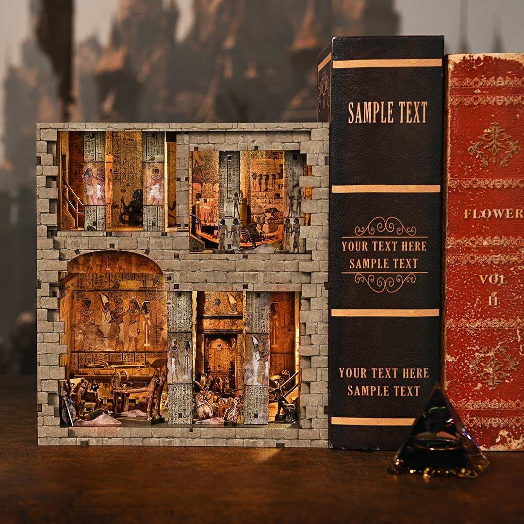 „Ēģiptes faraona kapenes“ DIY grāmatu plaukta dekorēšanas komplekts