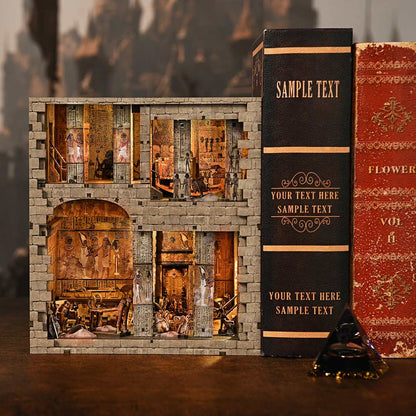 „Ēģiptes faraona kapenes“ DIY grāmatu plaukta dekorēšanas komplekts