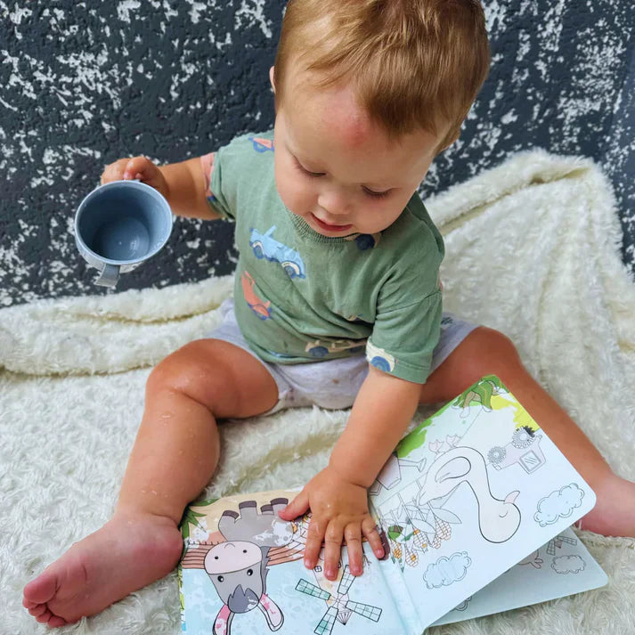 Ūdens krāsojamā grāmatiņa – Seko līnijām!