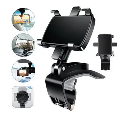 360° tālruņa turētājs – rotējošs statīvs ar izturīgu un kompaktu satvērienu