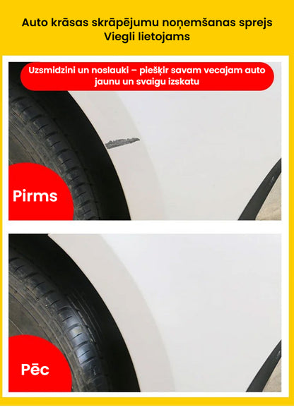 Auto skrāpējumu labošanas aerosols