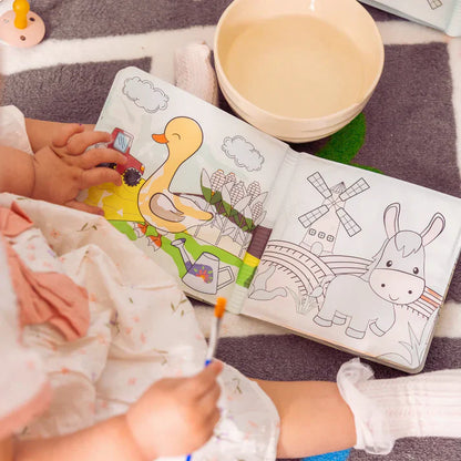 Ūdens krāsojamā grāmatiņa – Seko līnijām!