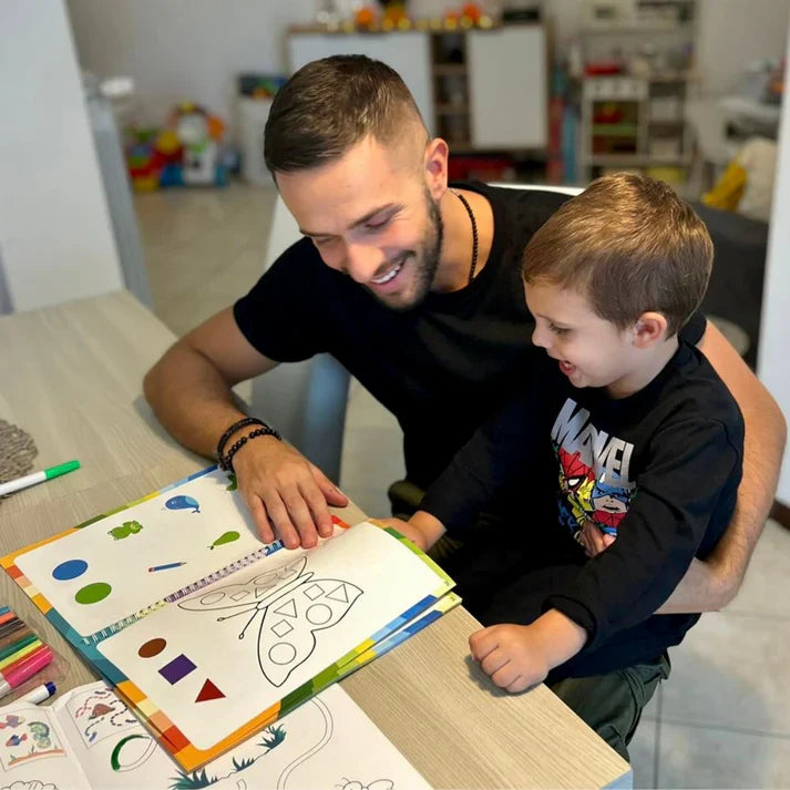 Rakstīšanas prasmju attīstīšanas burtnīca bērniem (64 lappuses)