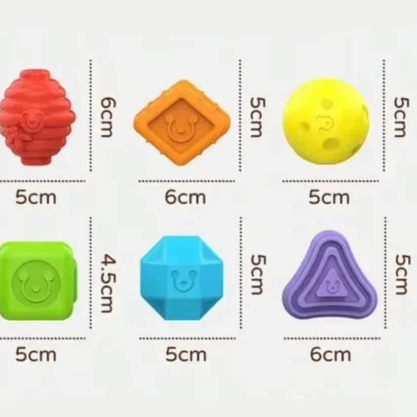 Formu šķirošanas kastīte bērnu motorikas un agrīnās attīstības veicināšanai