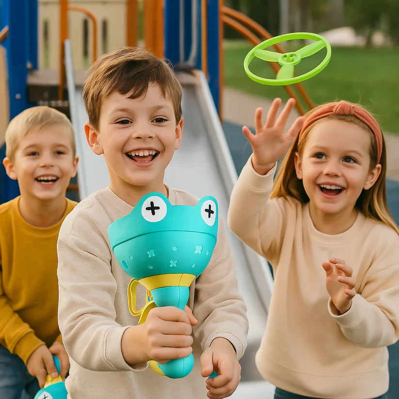 Lidojošā propellera rotaļlieta – jautra un aktīva spēle bērniem