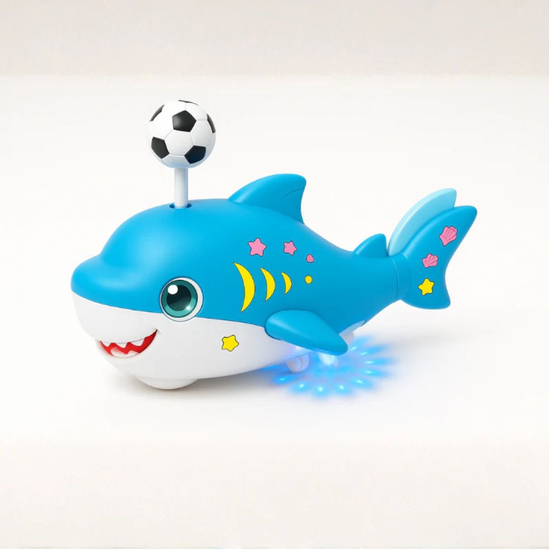 Peldoša haizivs rotaļlieta ar bumbiņu