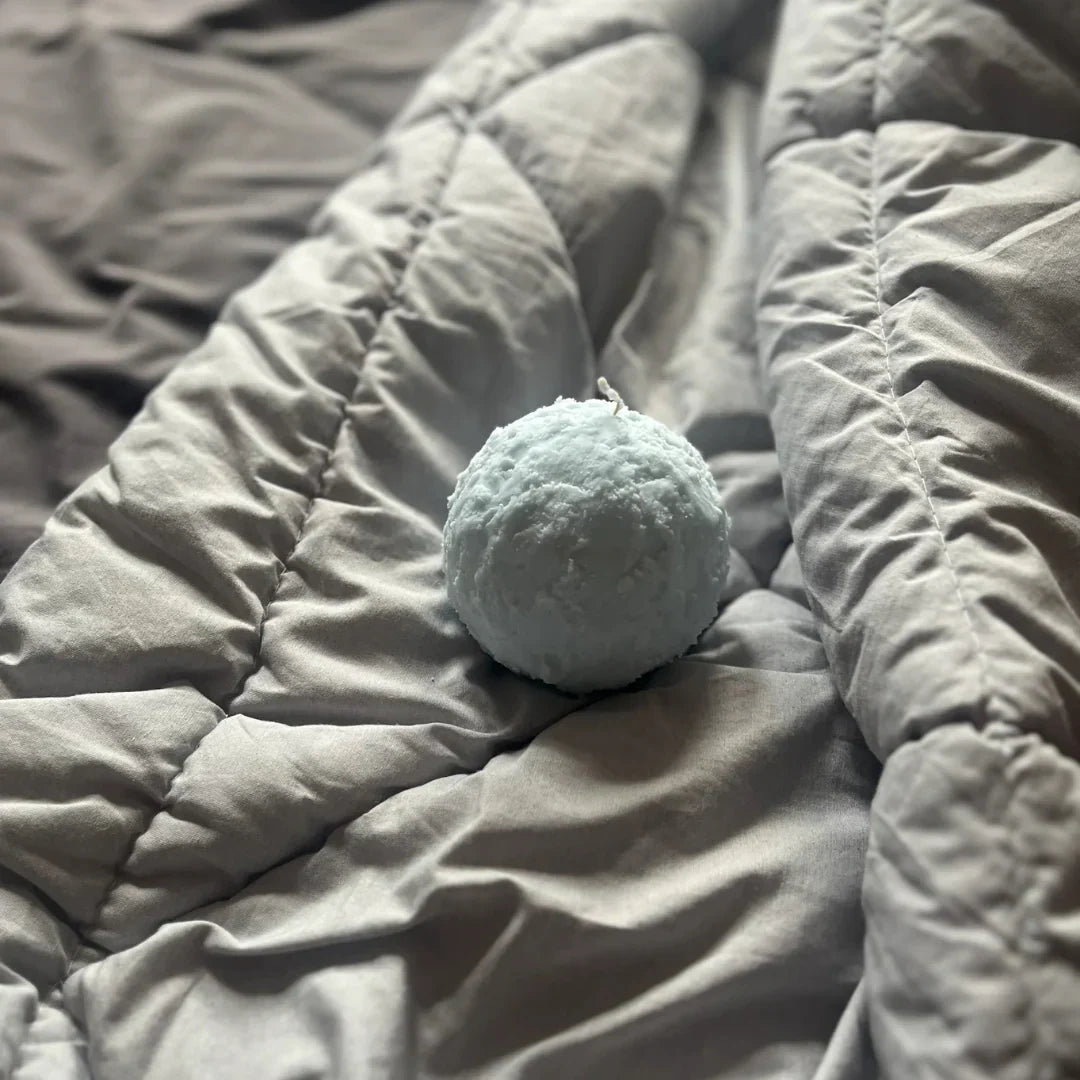 Dekoratīvā ziemas svece “Sniega pika”