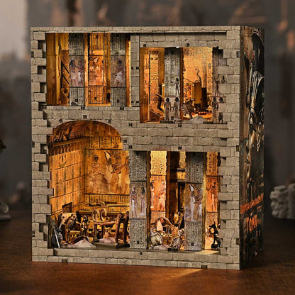 „Ēģiptes faraona kapenes“ DIY grāmatu plaukta dekorēšanas komplekts