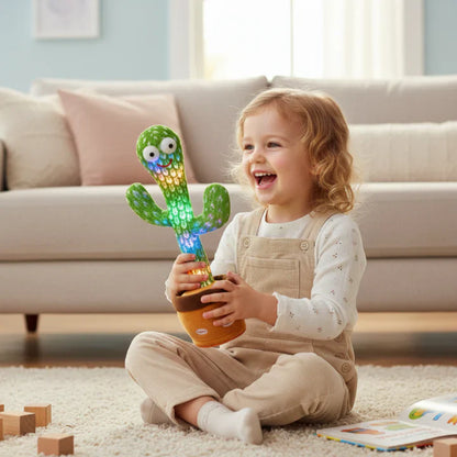 Interaktīvā dziedošā un runājošā rotaļlieta “Kaktusa draugs”