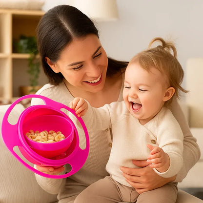 Neslīstoša bērnu bļodiņa – ēšana bez nekārtības