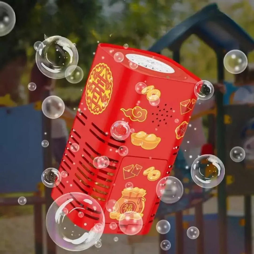 Ziepju burbuļu salūts – drošs gaismu un burbuļu šovs