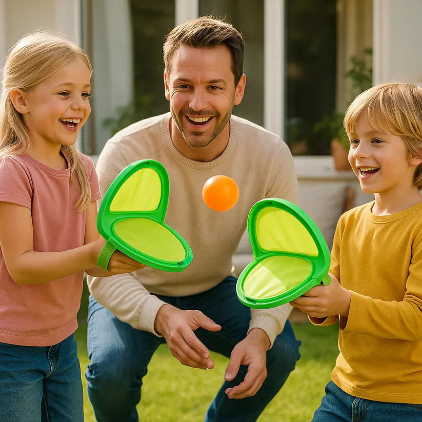 Aizraujoša bumbiņas ķeršanas spēle