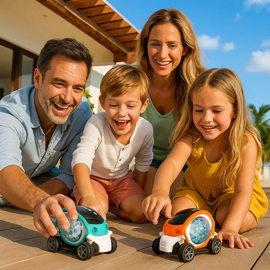 Spīdošā 360° muzikālā triku mašīna