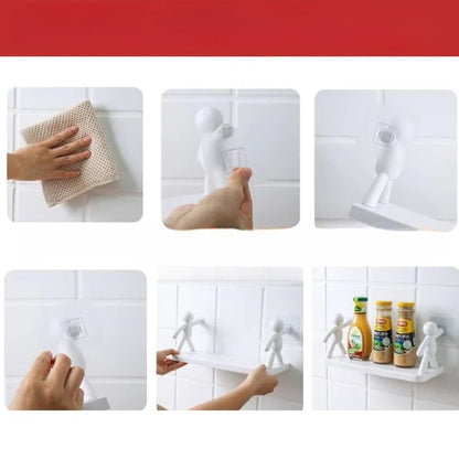 Dekoratīvs sienas plauktiņš ar līmējošu stiprinājumu