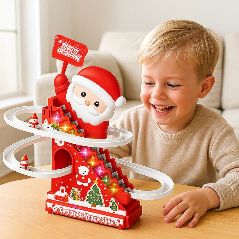 Ziemassvētku vecīša slidkalniņš – ātrums un jautrība vienā