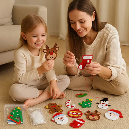 Ziemassvētku filca komplekts pašdarināšanai