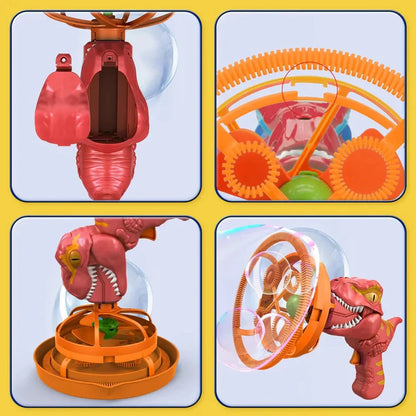 Dino burbuļu pistole – lieliska rotaļlieta jebkuram bērnam