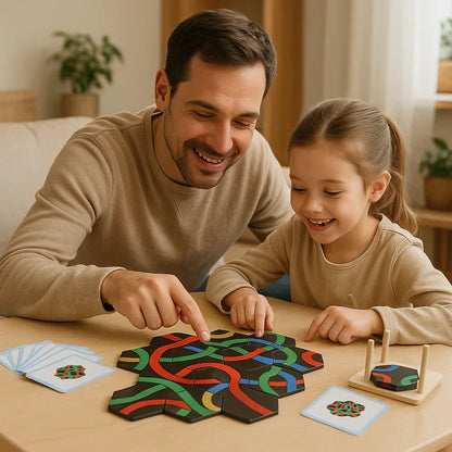 Ceļojumu meklēšanas izglītojošā spēle bērniem un visai ģimenei