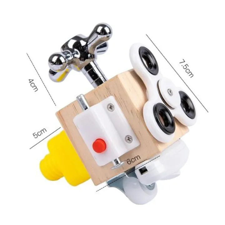 Montessori rotaļu un mācību kubs