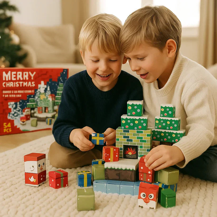 Ziemassvētku magnētisko kubiņu komplekts