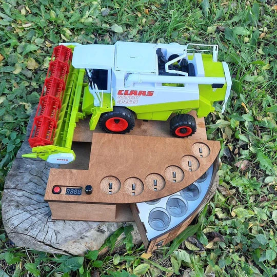 Green-Maxi automātiskais šotu dozators kombaina dizainā