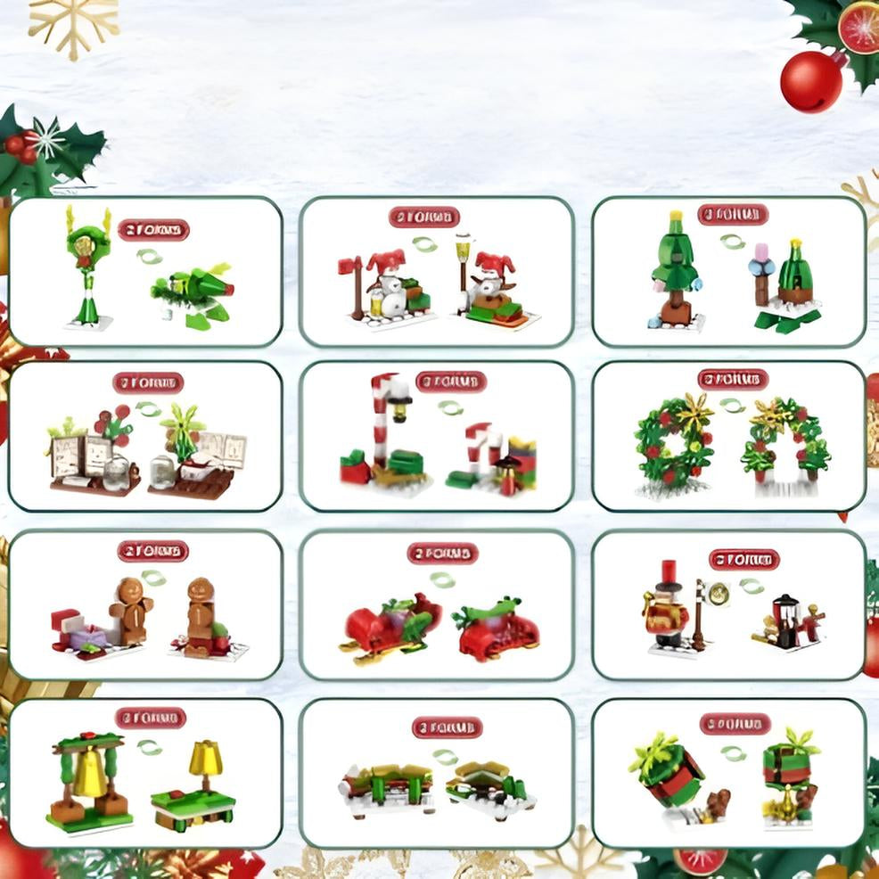 Klučiņu adventes kalendārs – 24 dienas būvēšanas un jautrības