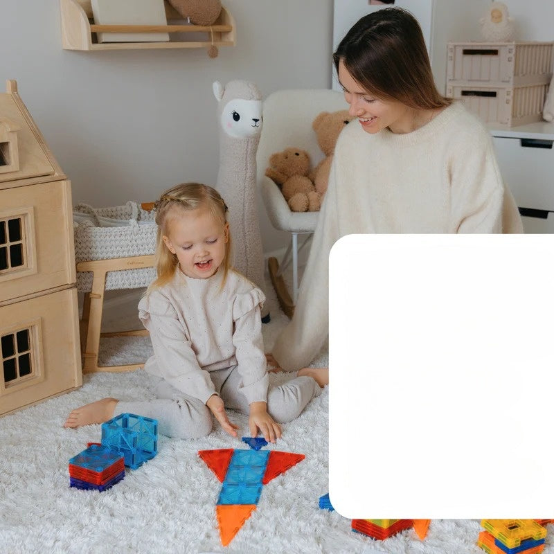 Magnētiskās būvēšanas plāksnītes bērniem – radošumam un prasmju attīstīšanai