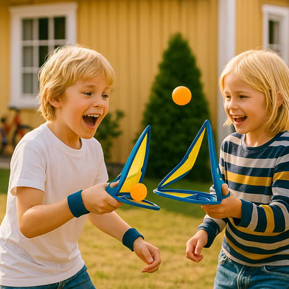 Aizraujoša bumbiņas ķeršanas spēle