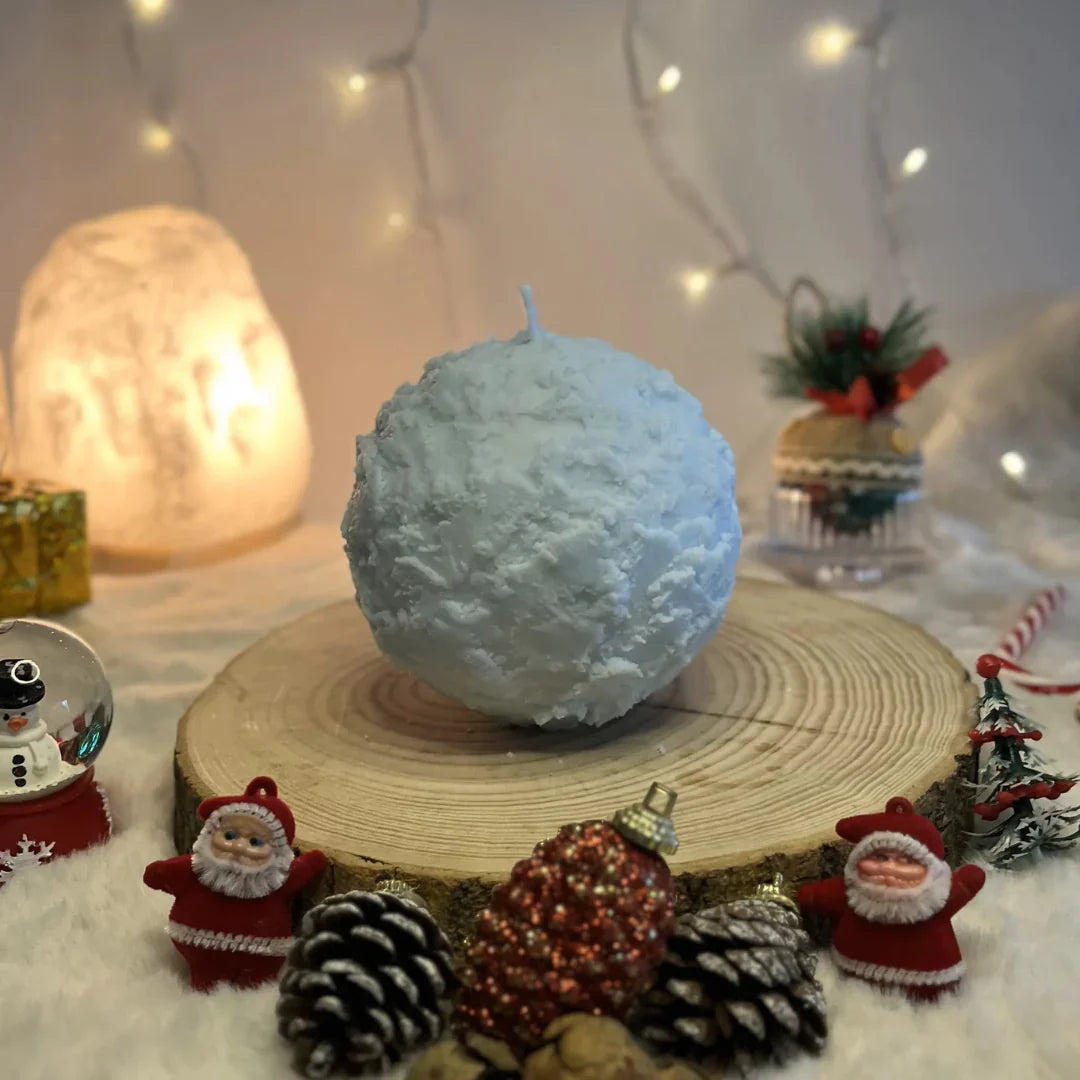Dekoratīvā ziemas svece “Sniega pika”