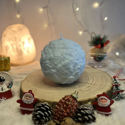Dekoratīvā ziemas svece “Sniega pika”