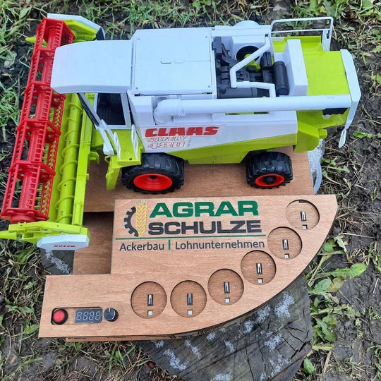 Green-Maxi automātiskais šotu dozators kombaina dizainā