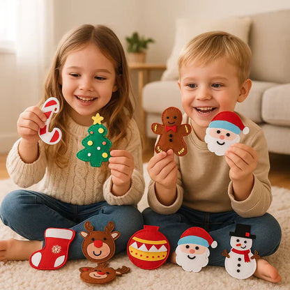 Ziemassvētku filca komplekts pašdarināšanai