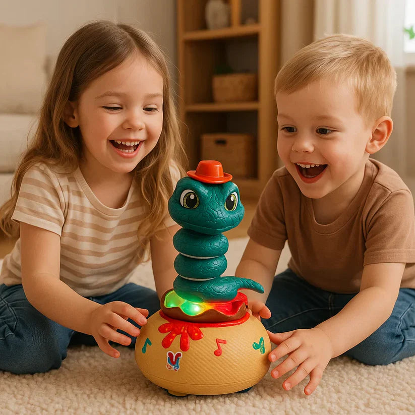 Šokējošā čūskiņa – interaktīva rotaļlieta bērniem