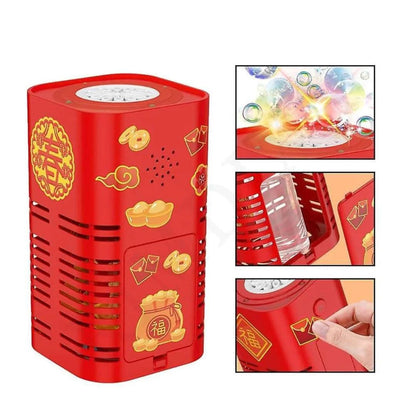 Ziepju burbuļu salūts – drošs gaismu un burbuļu šovs