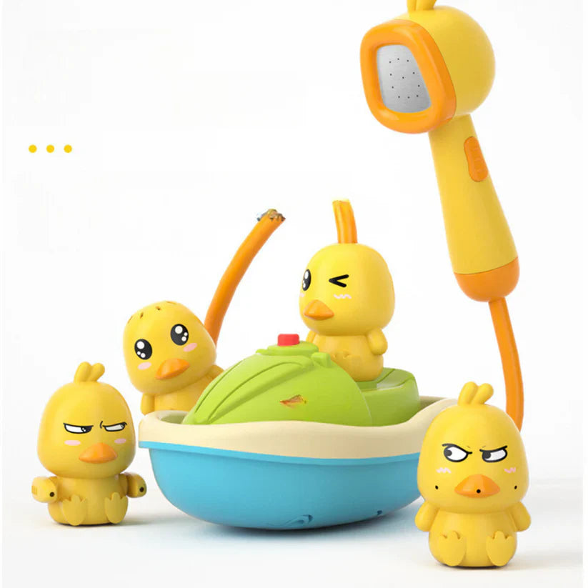 Pīlēna strūklakas vannas rotaļlieta ar dušas uzgali