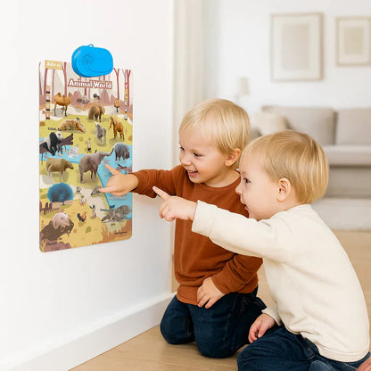 Runājošā alfabēta un mācību tāfele bērniem