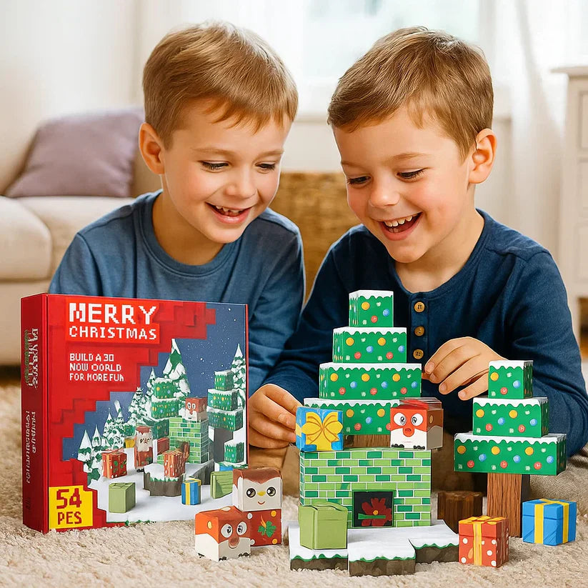 Ziemassvētku magnētisko kubiņu komplekts