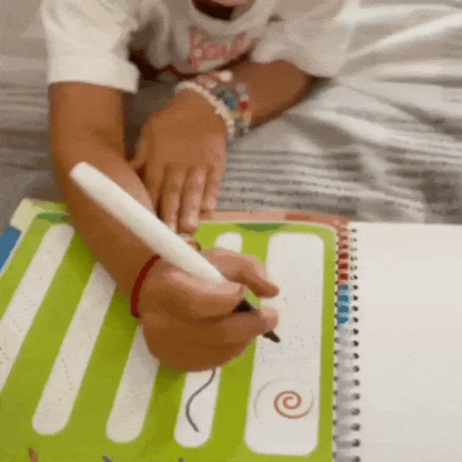 Rakstīšanas prasmju attīstīšanas burtnīca bērniem (64 lappuses)