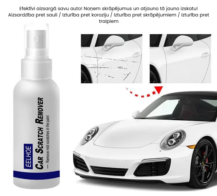 Auto skrāpējumu labošanas aerosols