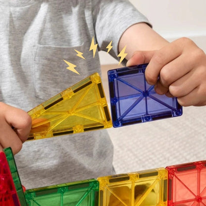 Magnētiskās būvēšanas plāksnītes bērniem – radošumam un prasmju attīstīšanai