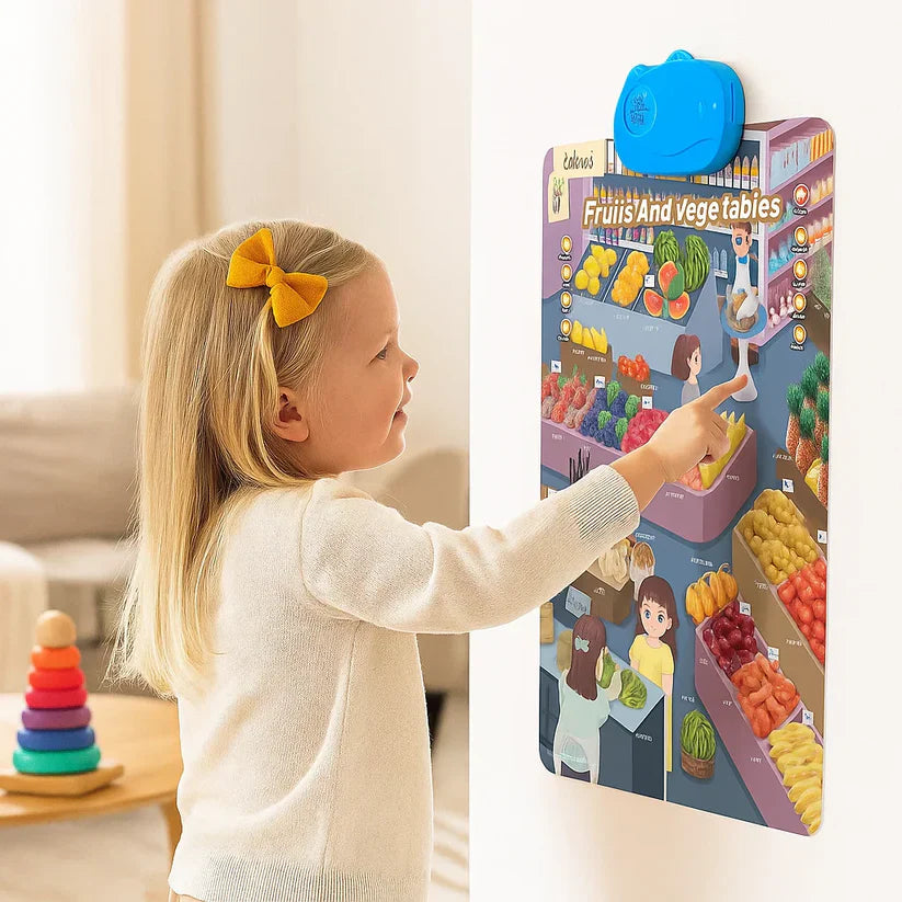 Runājošā alfabēta un mācību tāfele bērniem