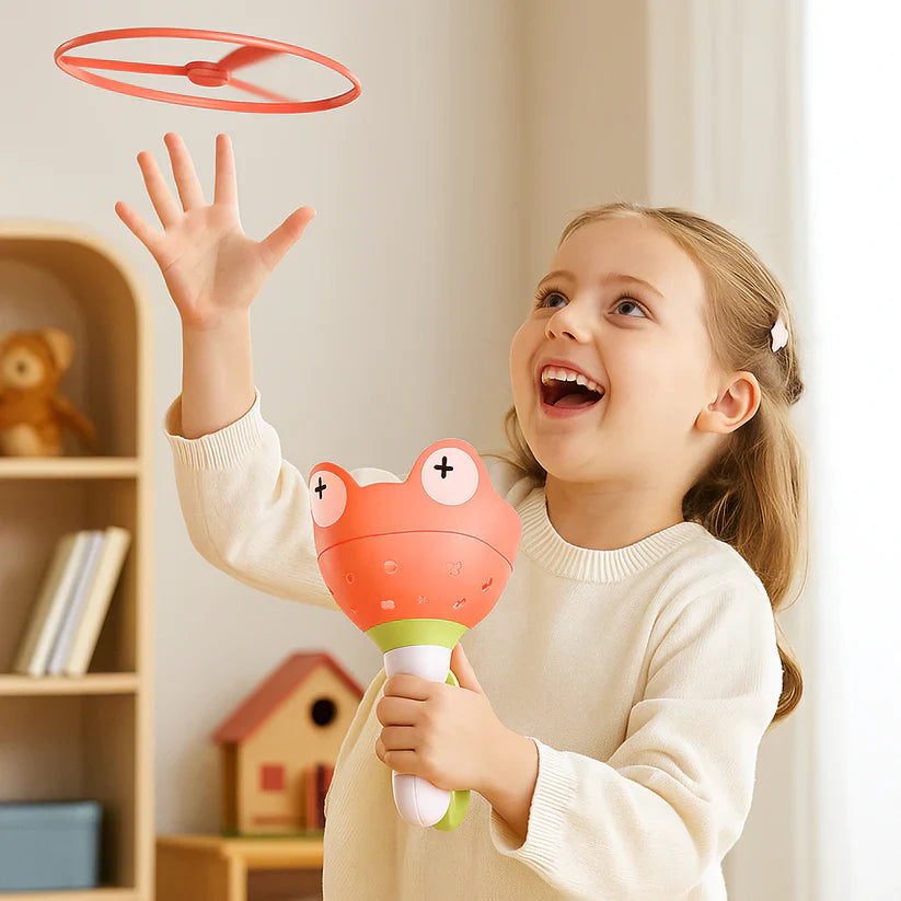 Lidojošā propellera rotaļlieta – jautra un aktīva spēle bērniem