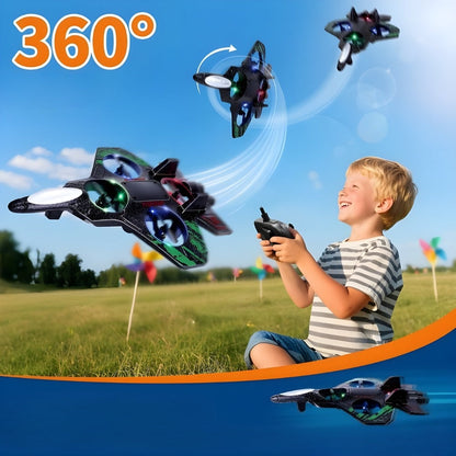 RC akrobātiskais iznīcinātājs bērniem