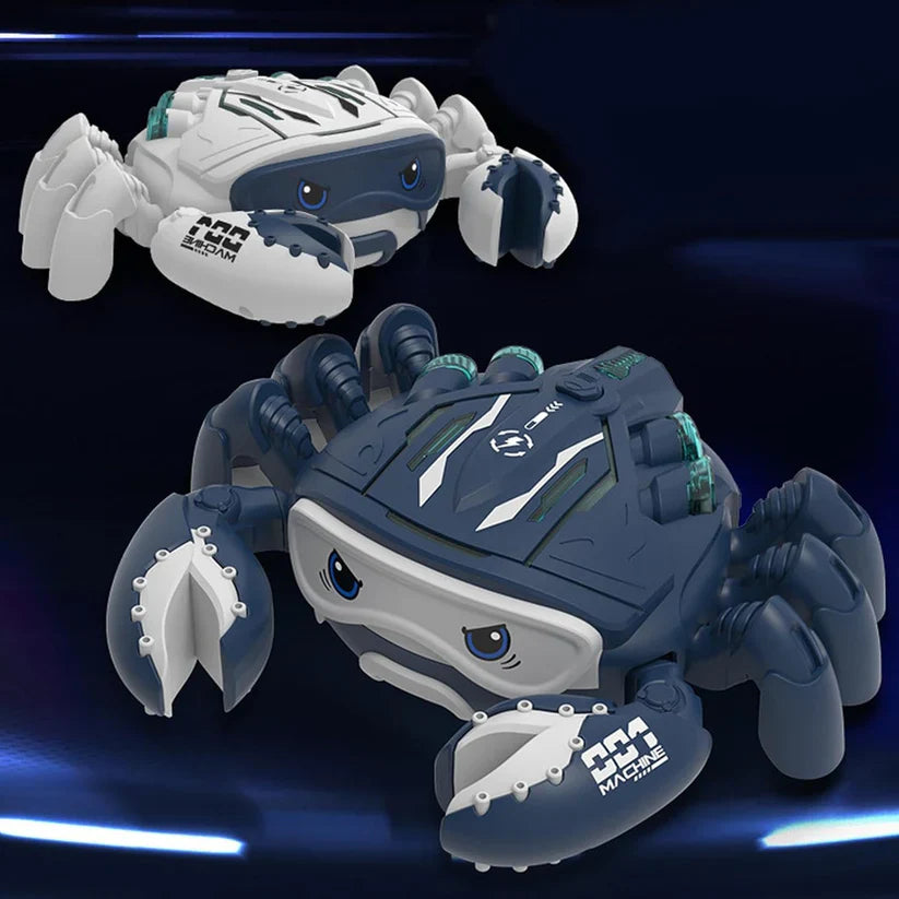 Mirdzošs muzikālais krabis ar maigu ūdens miglas efektu