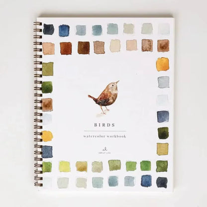 Akvareļu krāsošanas grāmata – palīdz atslābināties un nomierināt prātu!